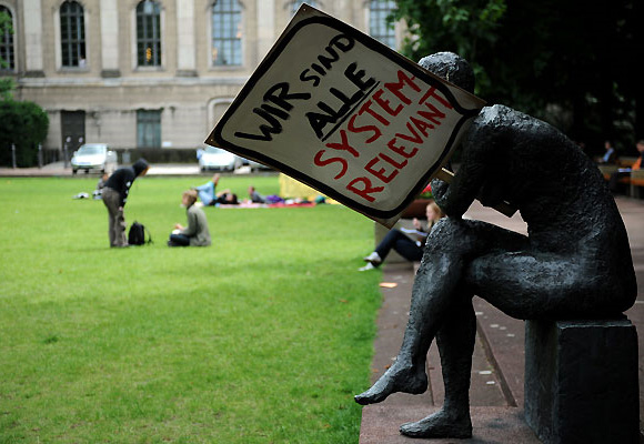 22 Students Protest Across Germany Against Education Reforms 