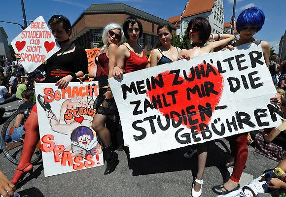 24 Students Protest Across Germany Against Education Reforms 
