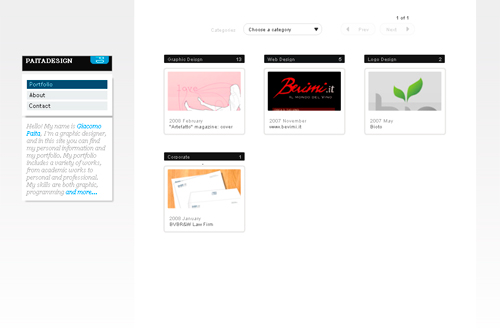 Giacomo Paita. Web Portfolio