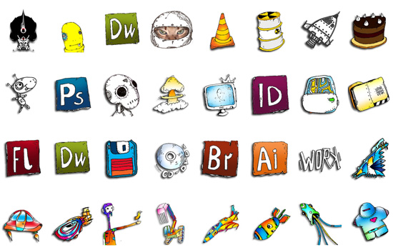 icons1 50+ Beautiful icon form Matei Apostolescu