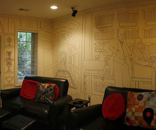 sharpie pic on Design You Trust sharpie Man decorates basement with $10 worth of Sharpie