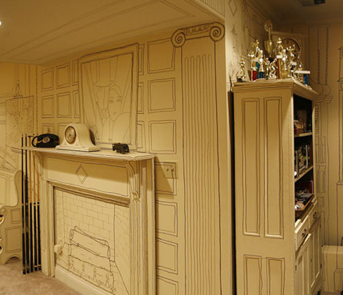 sharpie 2 pic on Design You Trust sharpie 2 Man decorates basement with $10 worth of Sharpie