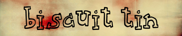 05 biscuit tin Wednesday free outlined fonts