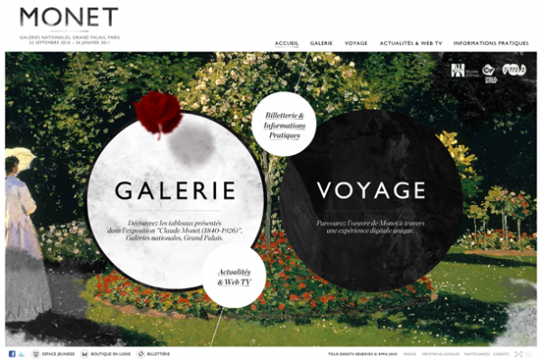 Claude Monet // The Most Consistent And Prolific Practitioner Of The Impressionism @100 Best Flash Websites 12 600x399 Claude Monet // The Most Consistent And Prolific Practitioner Of The Impressionism @100 Best Flash Websites