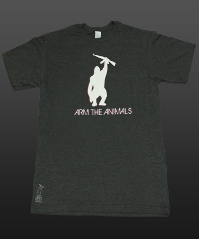 Arms The Animals on Rawtee ata mens gray gorillawarfa Arms The Animals on Rawtee