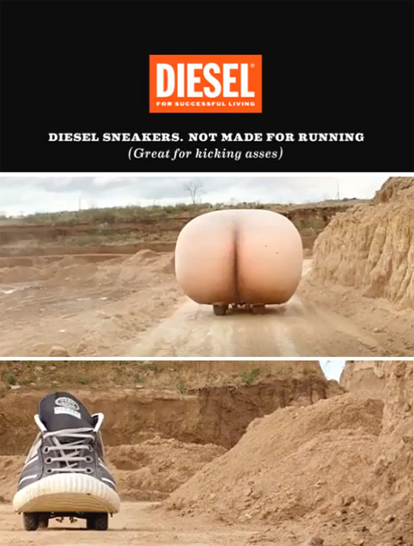 diesel2 DIESEL Sneakers. Not made for running (great for kicking asses).