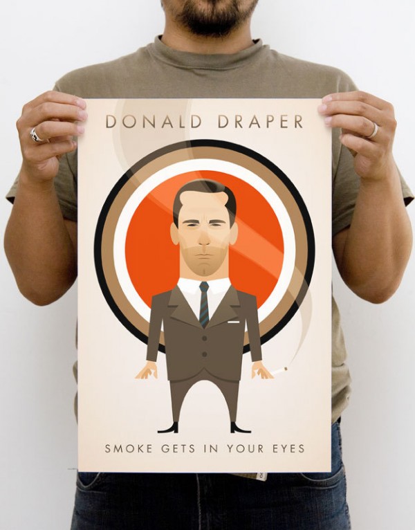 Cool Mad Men Character Posters don 600x766 Cool Mad Men Character Posters
