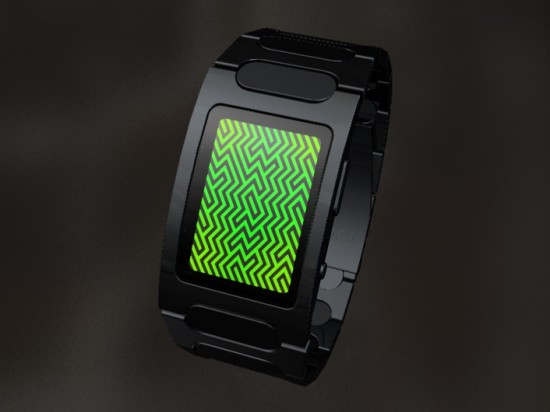 Tokyoflash Optical Illusion LED Watch Design concept front2 550x412 Tokyoflash Optical Illusion LED Watch Design concept