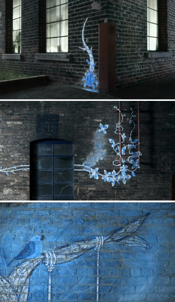 gazmetro Gaz Metro  |  A Natural Evolution (stop motion with a ton of real chalk and paint)