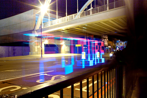 light painting with iPad 21 iPad Light Painting | by Dentsu London