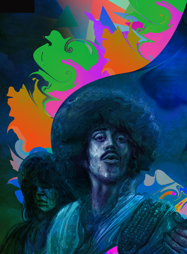 lynott6 pic on Design You Trust lynott6 Rocks dead heroes I Philip Parris Lynott by Hubert Fine Art