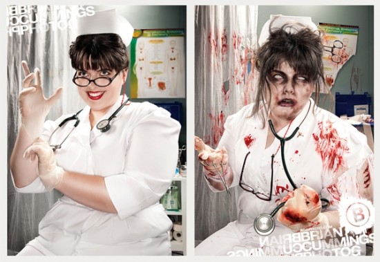 zombies Dead of the Class 06 550x379 pic on Design You Trust zombies Dead of the Class 06 550x379 Dead of the Class – Zombies’ before and after