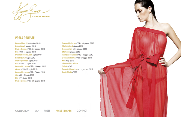 445 pic on Design You Trust 445 Magda Gomes Beachwear // Brazilian Beach Beauty @ 100 Best Flash Websites