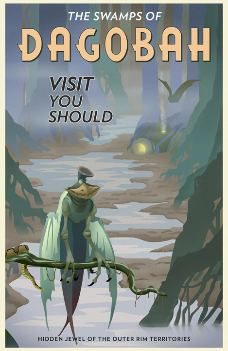 Vintage Star Wars travel posters 02 pic on Design You Trust Vintage Star Wars travel posters 02 Vintage Star Wars travel posters