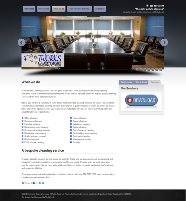footworkscleaning download1 pic on Design You Trust footworkscleaning download1 Brand New Website for Footworks Cleaning Services by Media Novak