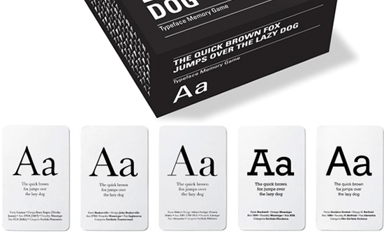 memory game typograhy typographic memory game
