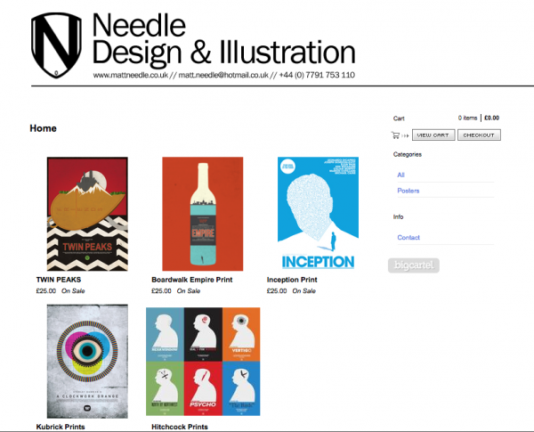 NEEDLE PRINT STORE 600x485 pic on Design You Trust NEEDLE PRINT STORE 600x485 MOVIE PRINTS FOR XMAS ORDER NOW