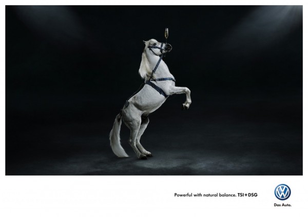 horse vw 1024x723 600x423 pic on Design You Trust horse vw 1024x723 600x423 Powerful with natural balance campaign from Volkswagen TSI + DSG