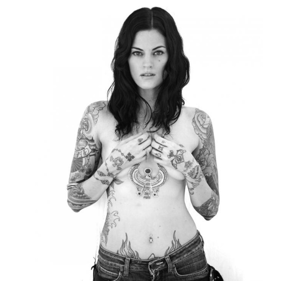 Tattoo artist & model Julie Becker by photographer Alfonso VQ.