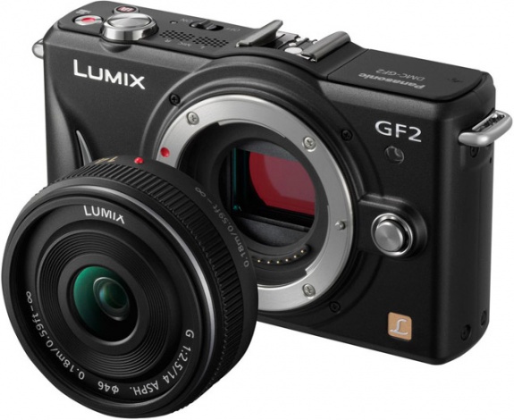 panasonic lumix u0sq8tcqy5 Panasonic Lumix DMC GF2 Smallest Lightest Interchangeable Lens Camera