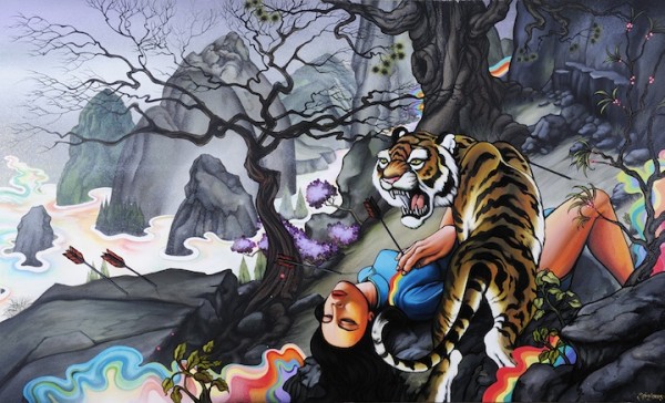 samflores0 1 600x364 pic on Design You Trust samflores0 1 600x364 Sam Flores: Graffiti Infused Fine Art