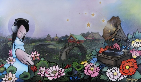 samflores02 600x351 pic on Design You Trust samflores02 600x351 Sam Flores: Graffiti Infused Fine Art