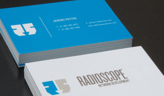 Radio scope pic on Design You Trust Radio scope 40 Creative and Minimalist Business Card Designs