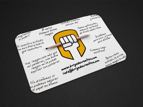 brigada creativa business card pic on Design You Trust brigada creativa business card Daily Business card design inspiration #2