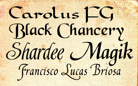 cal01 Free Calligraphy Fonts the Fine Lines of Perfection