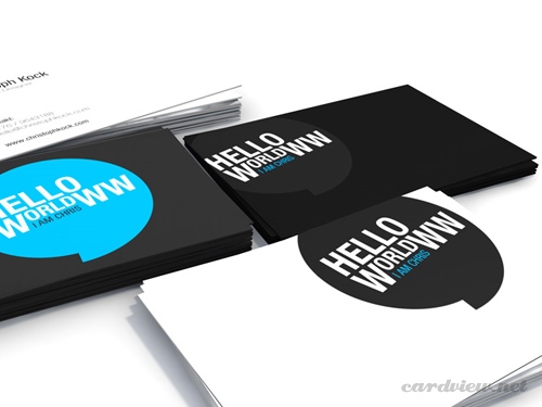 christoph kock business card Daily Business card design inspiration #1