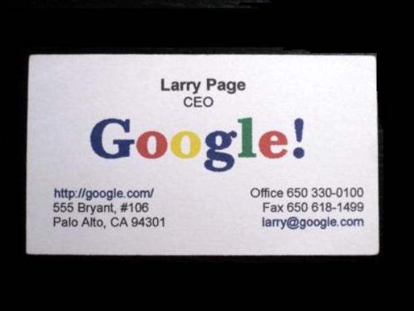 google ceo business card Daily Business card design inspiration #1