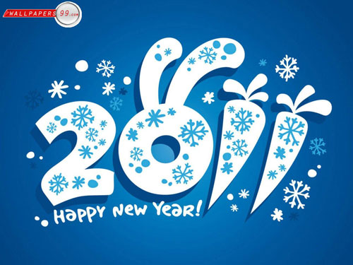 wallpapers new year. Happy New Year 2011 Wallpaper