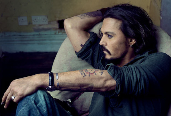 johnny depp tattoos 2011. Johnny Depp by Annie Leibovitz