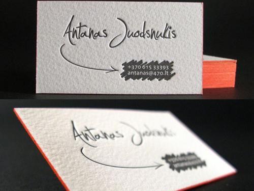 Antanas Juodsnukis business card pic on Design You Trust Antanas Juodsnukis business card Daily Business card design inspiration #5