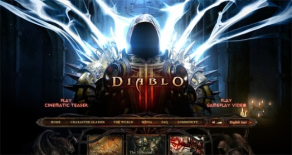 Diablo3 beautiful flash website pic on Design You Trust Diablo3 beautiful flash website 20 Stunning Flash websites