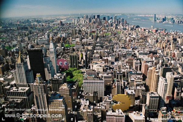 8 bitscapes PacManhattan Sneddon RozarioJohnson 600x401 8 bitscapes