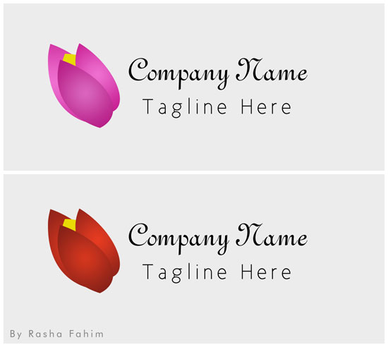 Preview2 pic on Design You Trust Preview2 Beautiful Flower Free PSD Logo Template