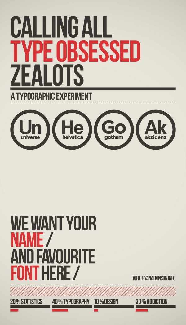 I Shot The Serif / Vote for your favourite Sans Serif typeface VotingPoster I Shot The Serif / Vote for your favourite Sans Serif typeface