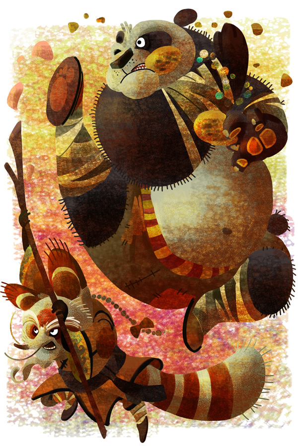 Warriors of Peach by galgard pic on Design You Trust Warriors of Peach by galgard 40 Amazing Illustrations by Kasidej Hempromaraj