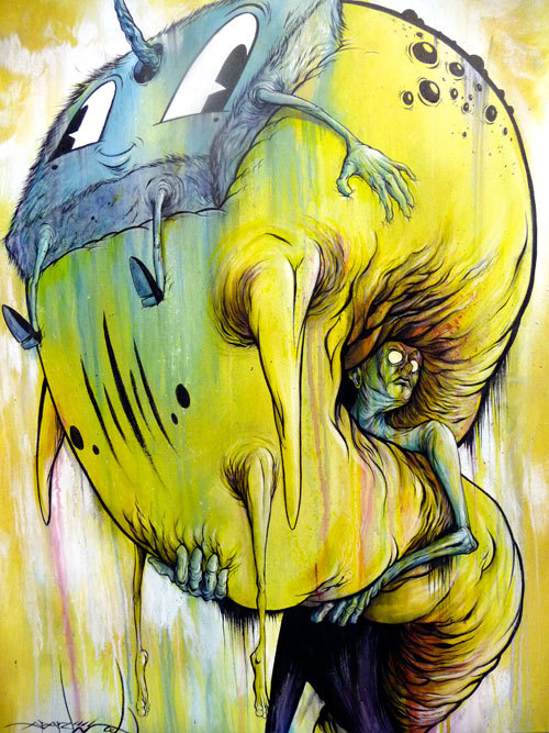 agendapaintingfull Alex Pardee Artwork