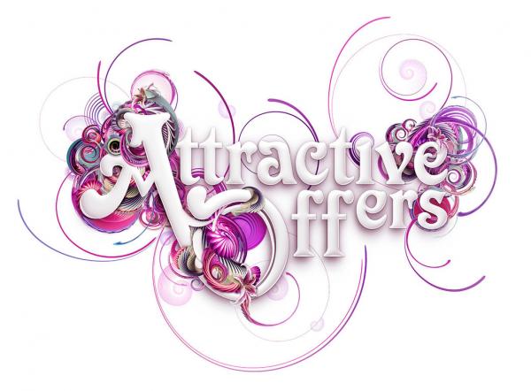 attractive offers by shinybinary600 442 Typography by Nik Ainley