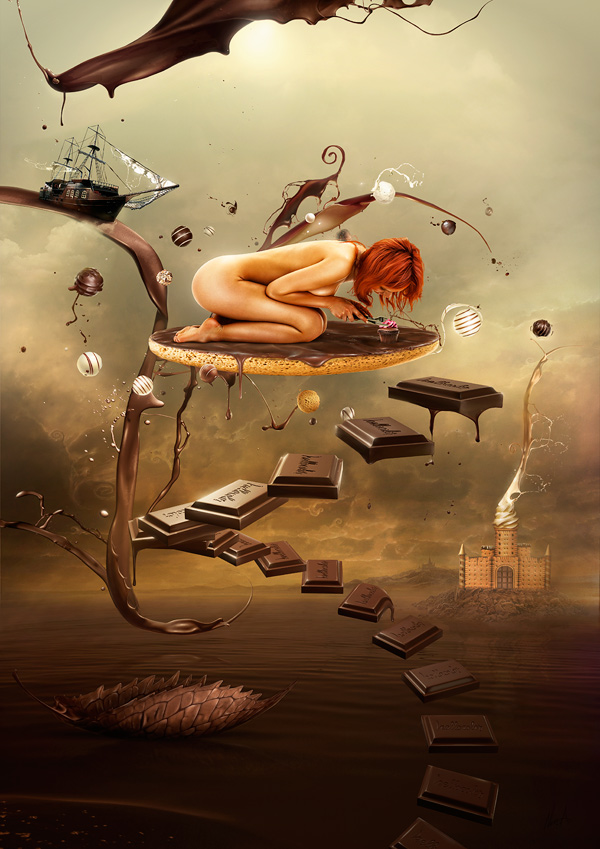 chocolatopia pic on Design You Trust chocolatopia Illustrations by Pawel Nolbert