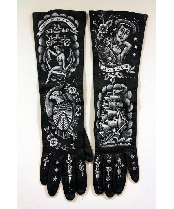 ellen greene 1 Tattooed Gloves by Ellen Greene