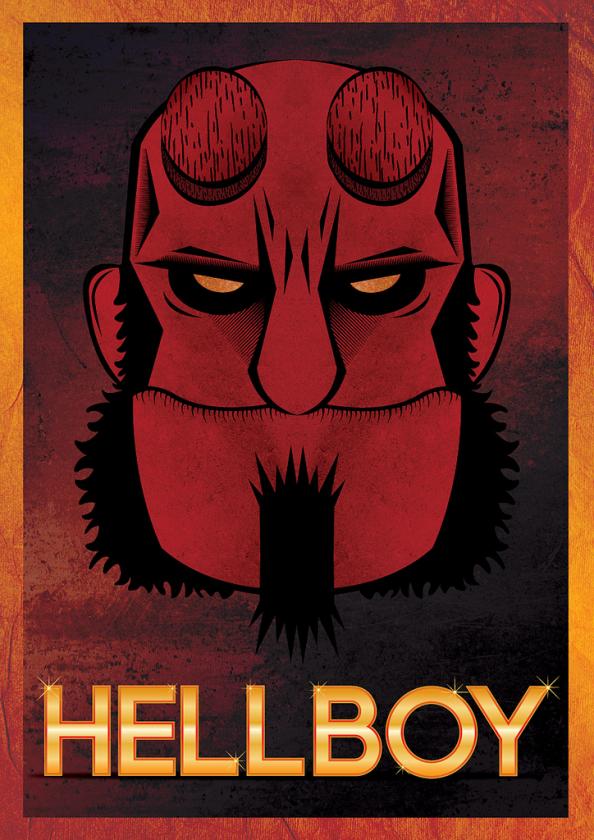 hellboy2 a7y0uox9wl pic on Design You Trust hellboy2 a7y0uox9wl Hellboy Poster tutorial at Abduzeedo
