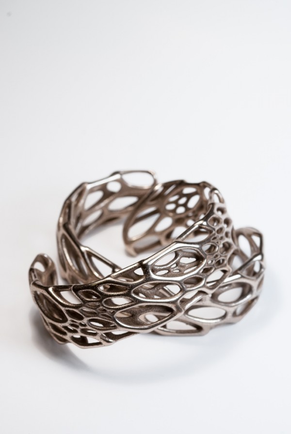 shapeways 3dprint 600x896 Cell Cycle Cuff Bracelets by Nervous System