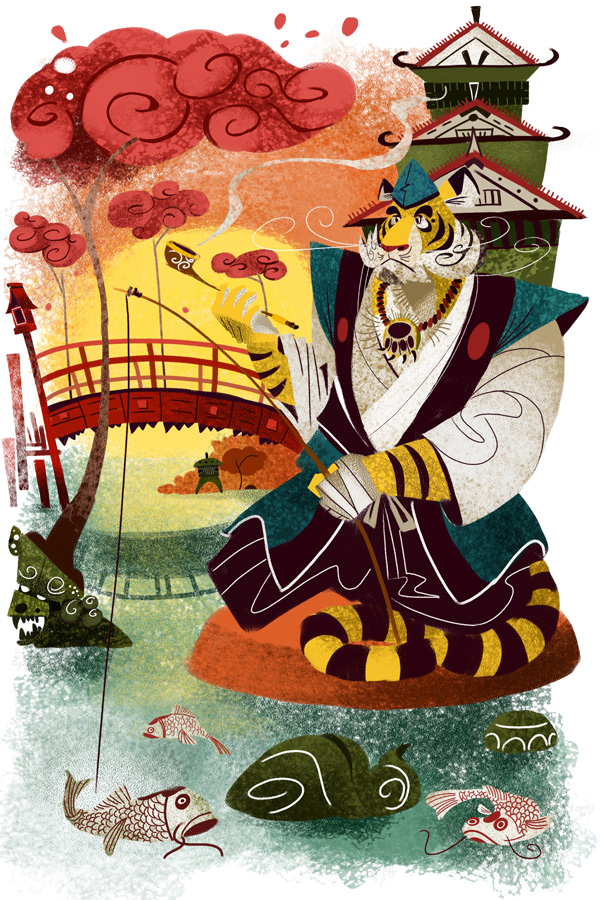 tetora by galgard d309i6y 40 Amazing Illustrations by Kasidej Hempromaraj