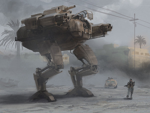 war machine Artwork by Jan Ditlev Christensen