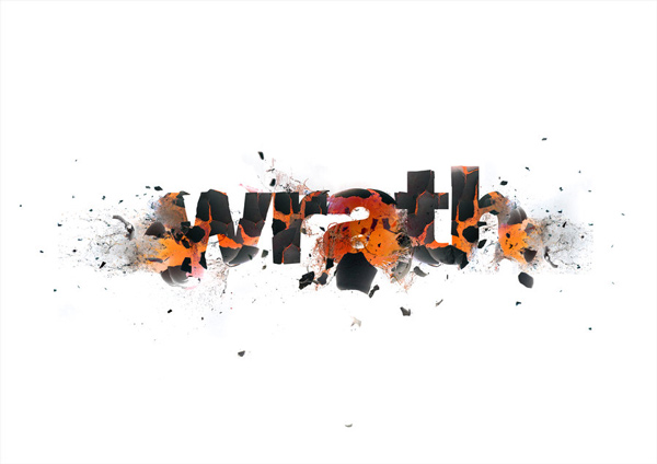 wrath by CHIN2OFF Stefan Chinof Type illustrations 