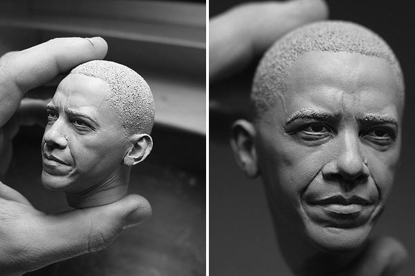 022 pic on Design You Trust 022 Barack Obama and Matt Damon Latests Sculptures by Adam Beane