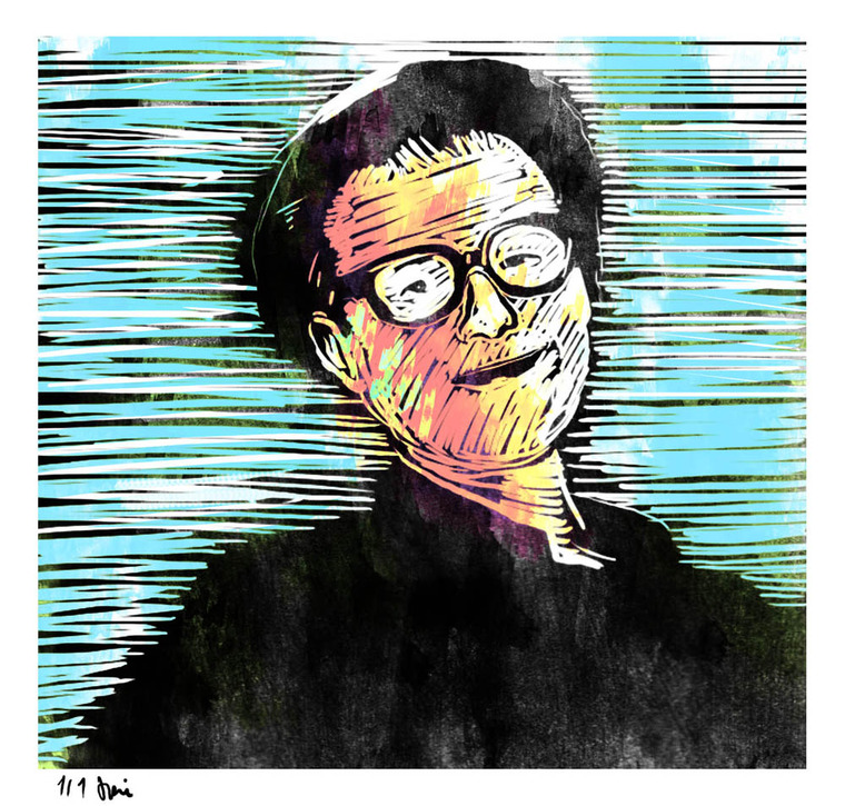 3904 1290439383 0 pic on Design You Trust 3904 1290439383 0 self portrait / lino cut photoshop